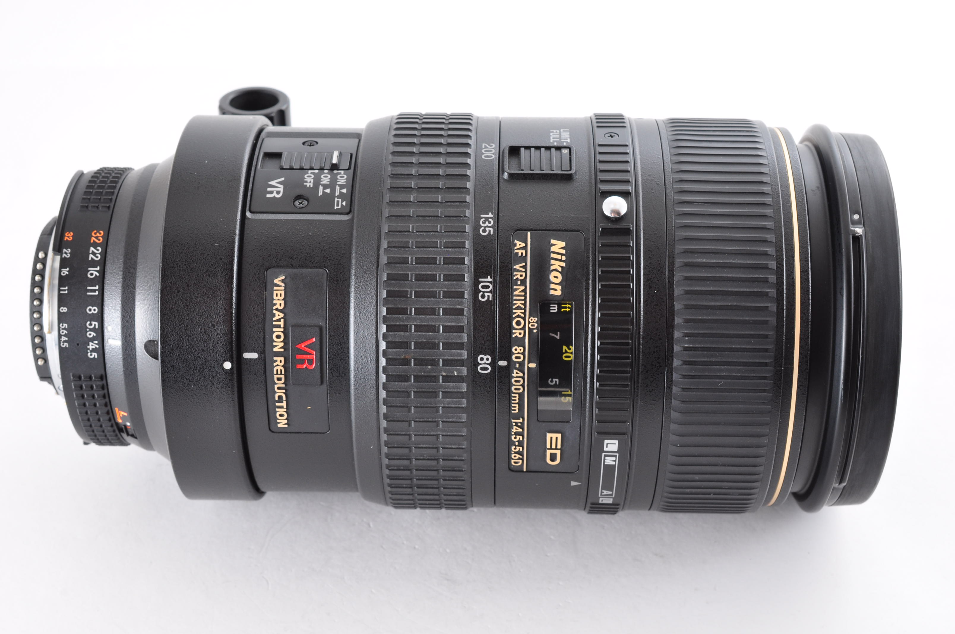 Nikon AF VR-NIKKOR 80-400mm F/4.5-5.6 D ED Telephoto Lens w Nikon AF VR-NIKKOR 80-400mm F/4.5-5.6 D ED Telephoto Lens w